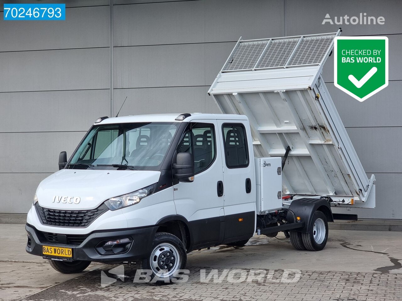 camião basculante < 3.5t IVECO Daily 35C16 3.0L 160PK Dubbel Cabine Kipper 3500kg trekhaak Tipp