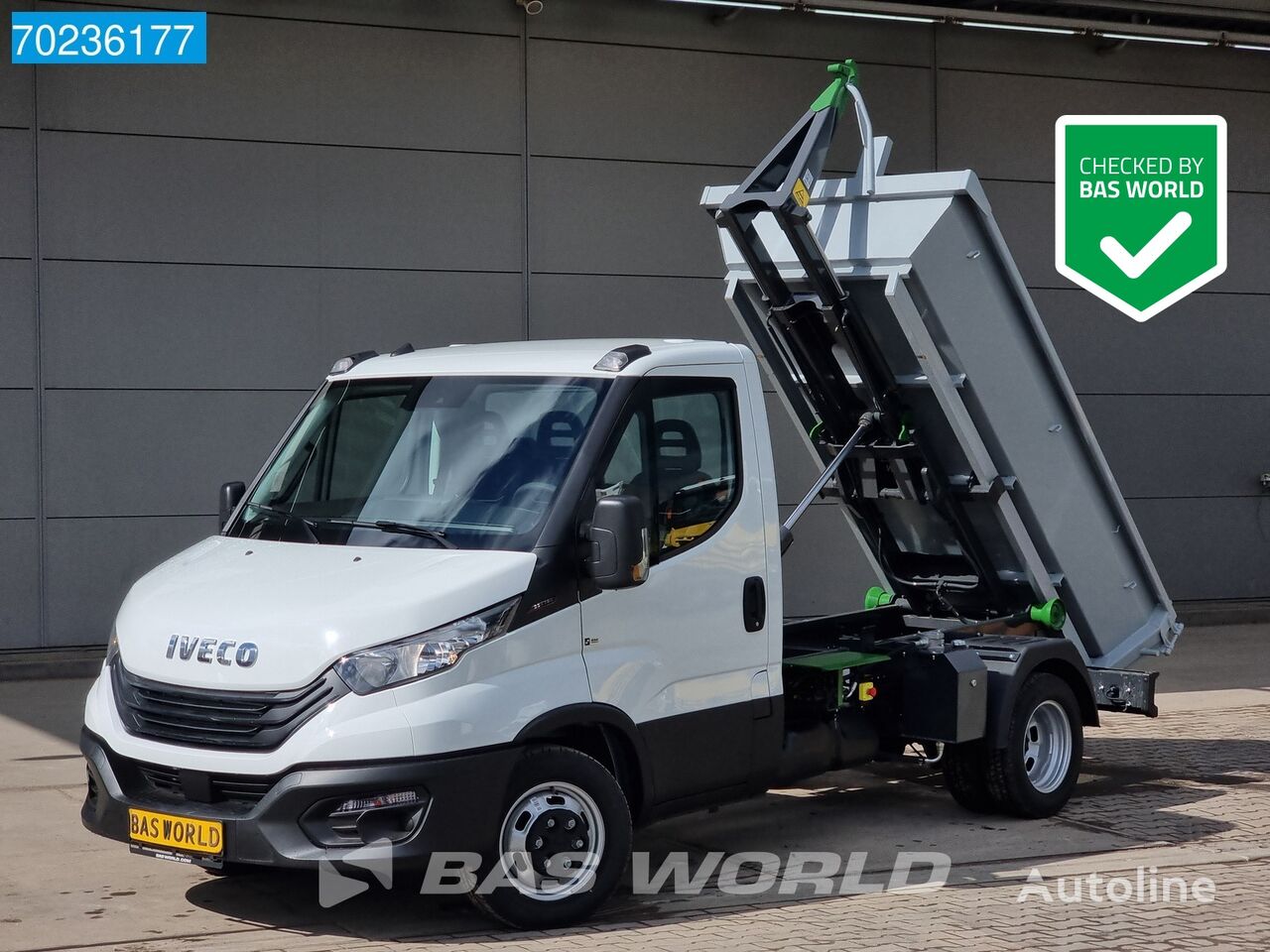 新卸货车 < 3.5t IVECO Daily 35C16 3.0L 2024 Haakarm PTO Airco Cruise Kipper Hooklift A