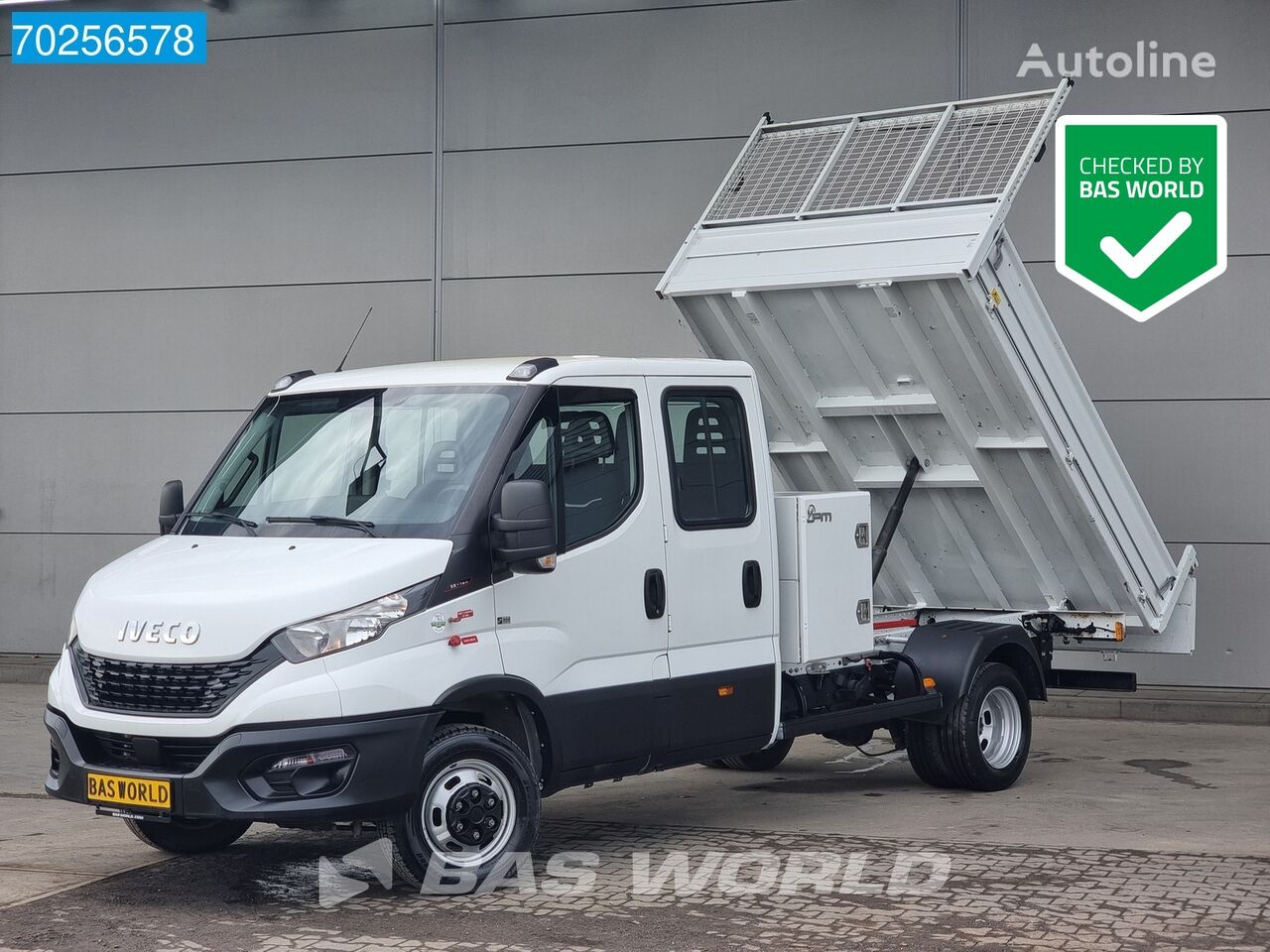 самосвал < 3.5т IVECO Daily 35C16 3.0L Kipper Dubbel Cabine 3500kg Trekhaak Airco Crui