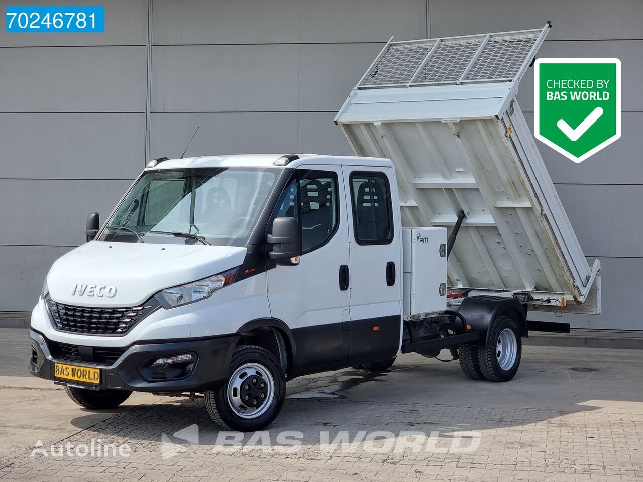 camion-benne < 3.5t IVECO Daily 35C16 3.0L Kipper Dubbel Cabine 3500kg trekhaak Airco Crui