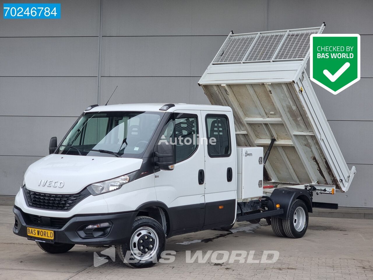 IVECO Daily 35C16 3.0L Kipper Dubbel Cabine 3500kg trekhaak Airco Crui kipper vrachtwagen < 3.5t