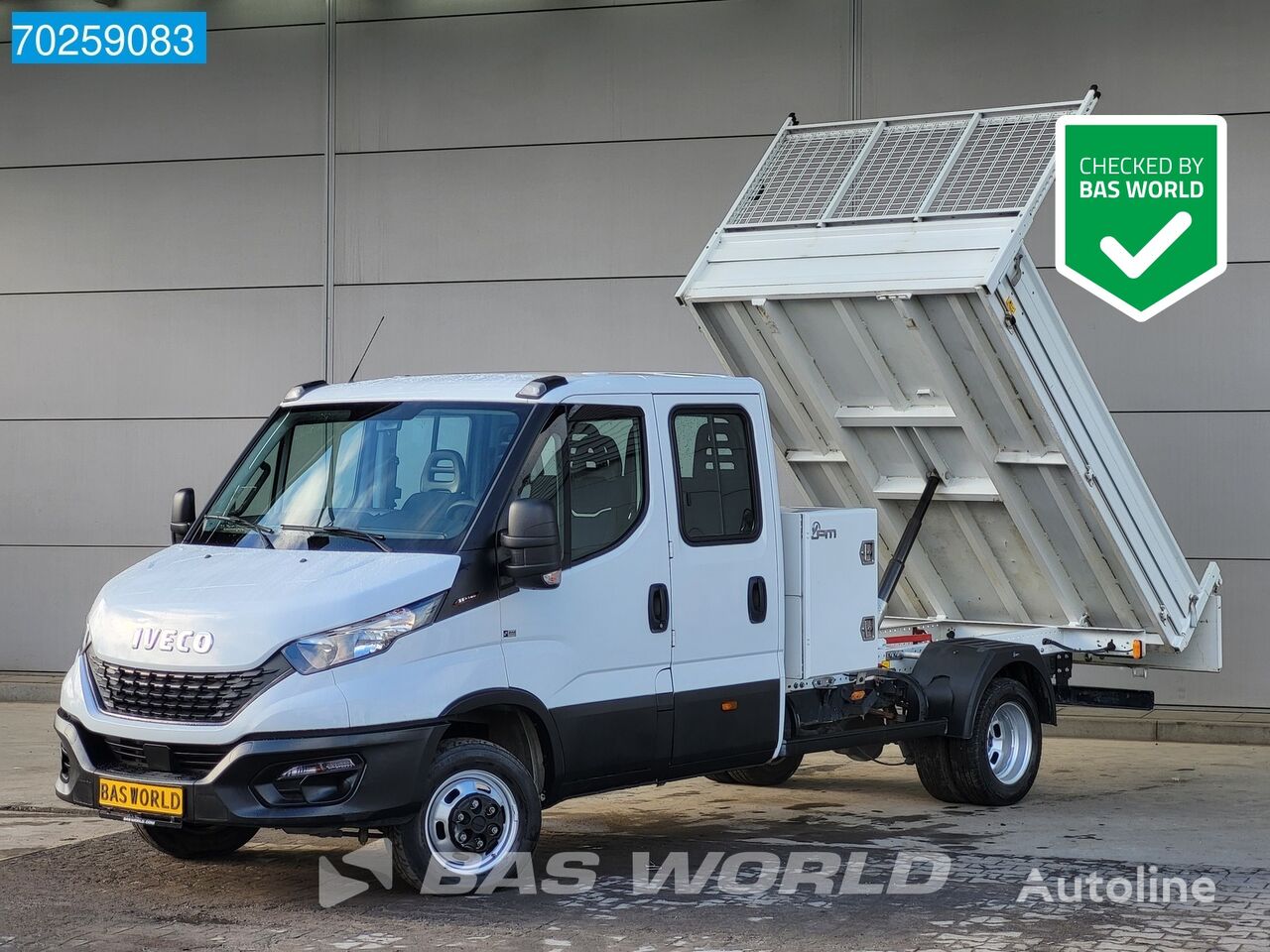 شاحنة قلابة < 3.5طن IVECO Daily 35C16 3.0L Kipper Dubbel Cabine 3500kg trekhaak Navi Airco