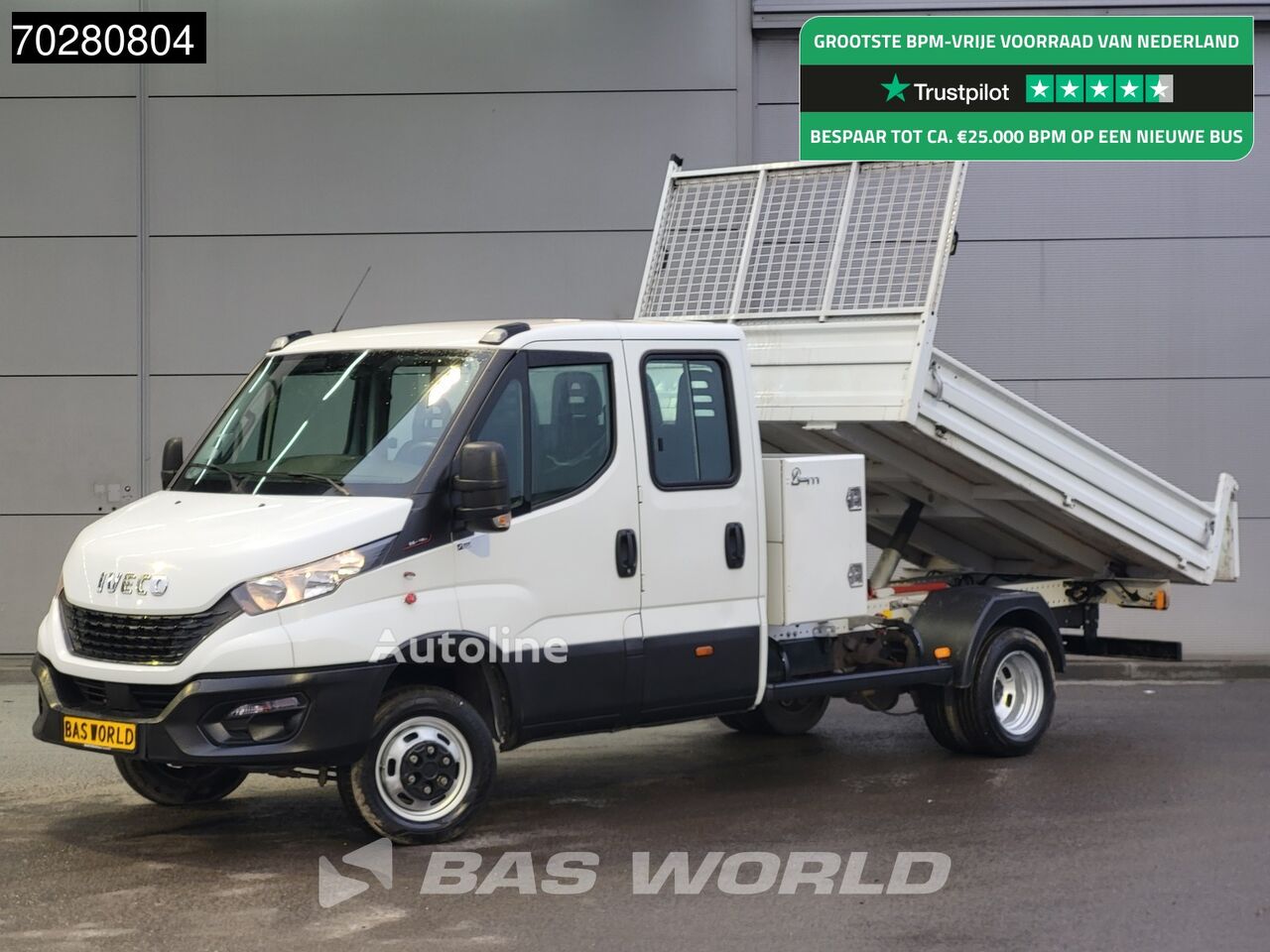 IVECO Daily 35C16 3.0L Kipper Dubbel Cabine met Kist 3,5t trekhaak Dub Kipper LKW < 3.5t kaufen | Autoline AT IVECO Daily 35C16 3.0L Kipper Dubbel Cabine met Kist 3,5t trekhaak Dub Kipper LKW < 3.5t - Autoline