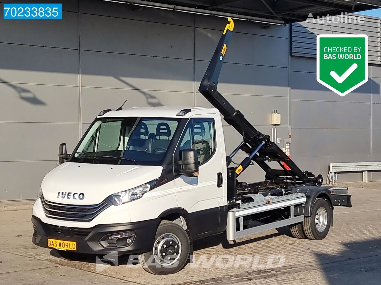 új IVECO Daily 70C18 3.0 Haakarm Kipper Hooklift Abrollkipper 5Ton A/C To billenős teherautó < 3.5t