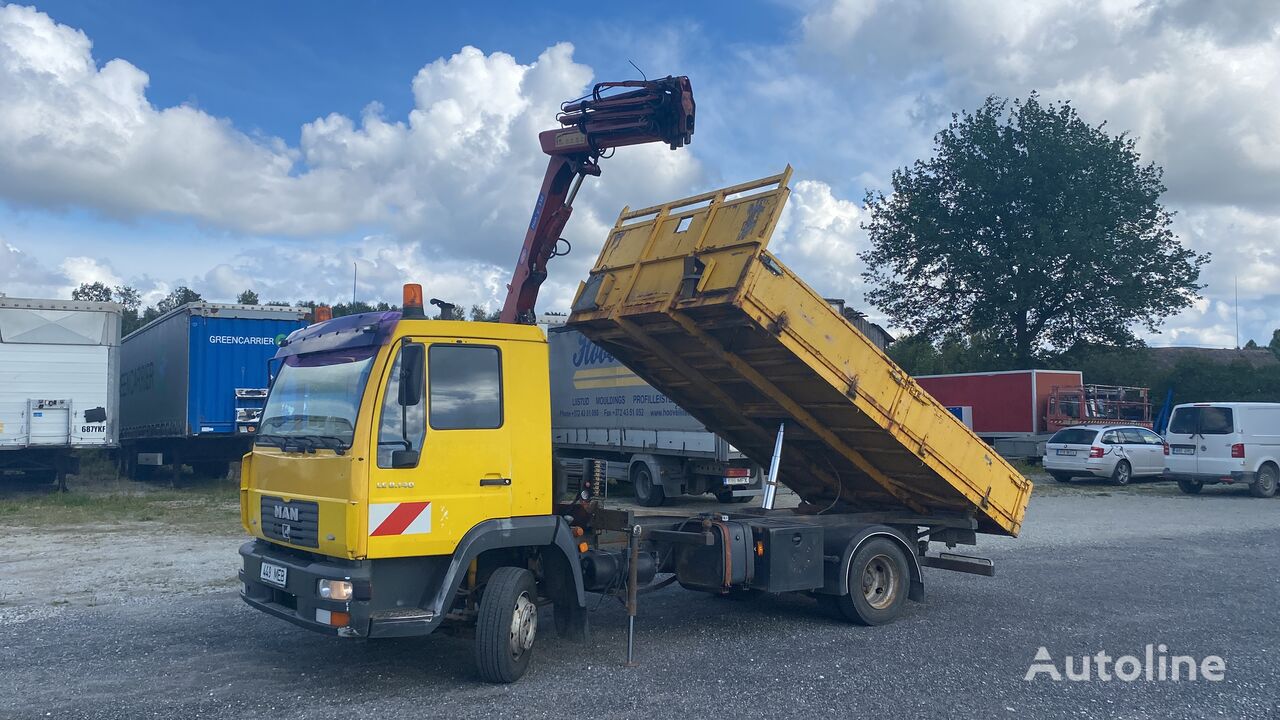 MAN 8.145 LLC / HMF 330 K3 / Tipper billenős teherautó < 3.5t