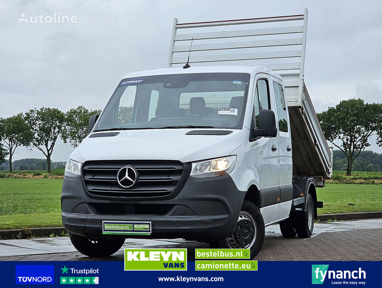 kallur < 3.5t Mercedes-Benz SPRINTER 514 dub.cab. kipper aut!