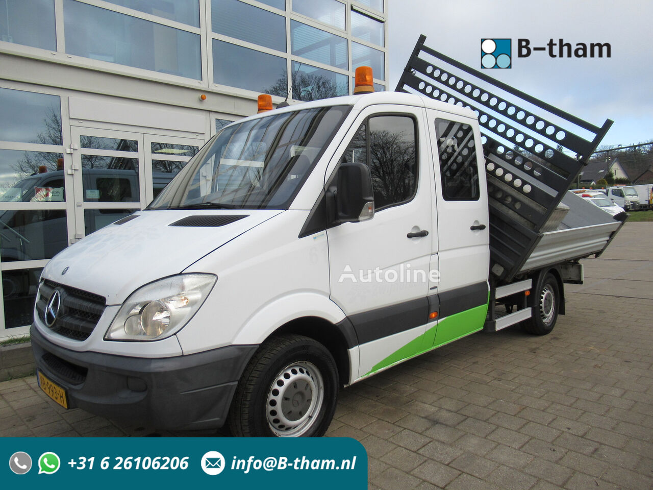 camion-benne < 3.5t Mercedes-Benz Sprinter 310 2.2 CDI 366 DOKA Dubbelcabine 3-Z./W./S. Kipper Tip