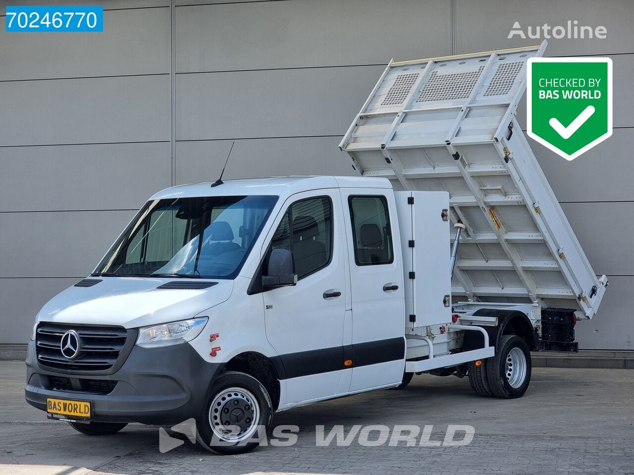 самосвал < 3.5т Mercedes-Benz Sprinter 514 CDI Kipper Dubbel Cabine 3500kg trekhaak Airco Crui