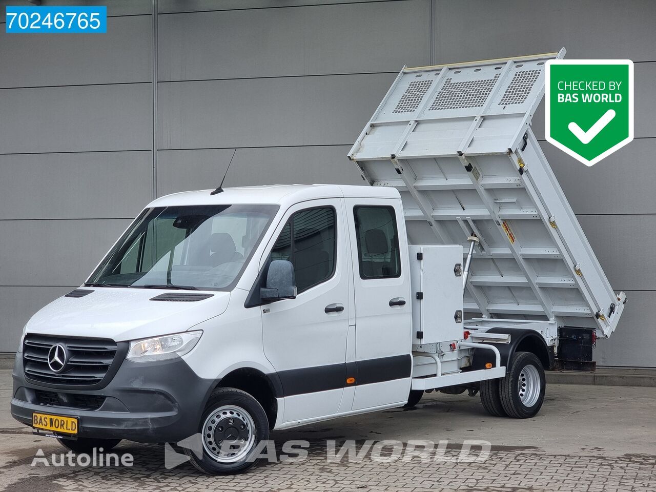 Mercedes-Benz Sprinter 514 CDI Kipper Dubbel Cabine 3500kg trekhaak Airco Crui tippbil < 3.5t