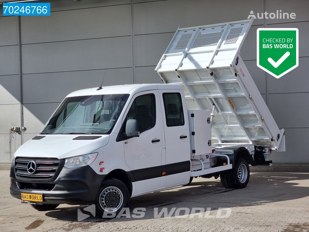 самосвал < 3.5т Mercedes-Benz Sprinter 514 CDI Kipper Dubbel Cabine 3500kg trekhaak Airco Crui