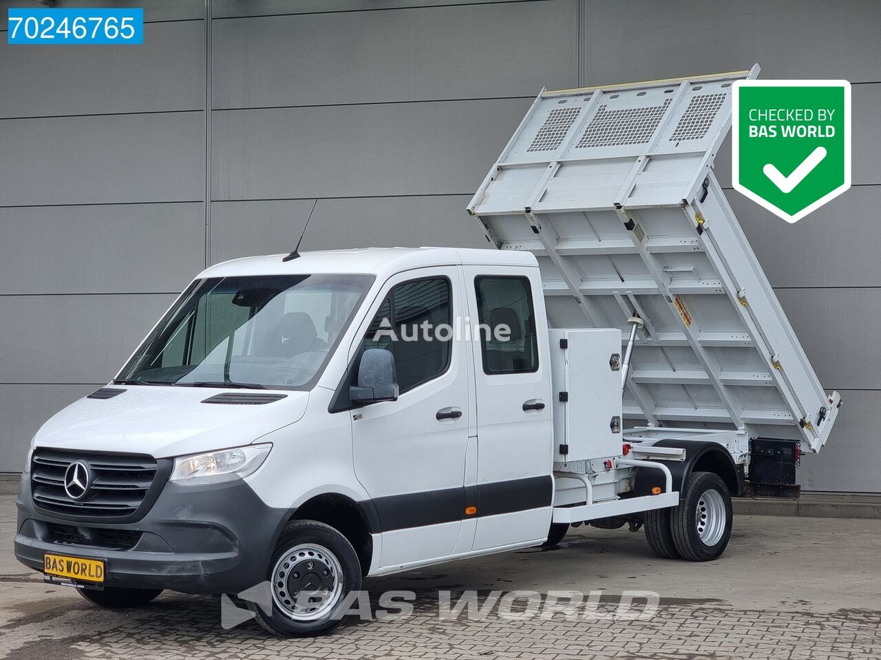 tovornjak prekucnik < 3.5t Mercedes-Benz Sprinter 514 CDI Kipper Dubbel Cabine 3500kg trekhaak Airco Crui