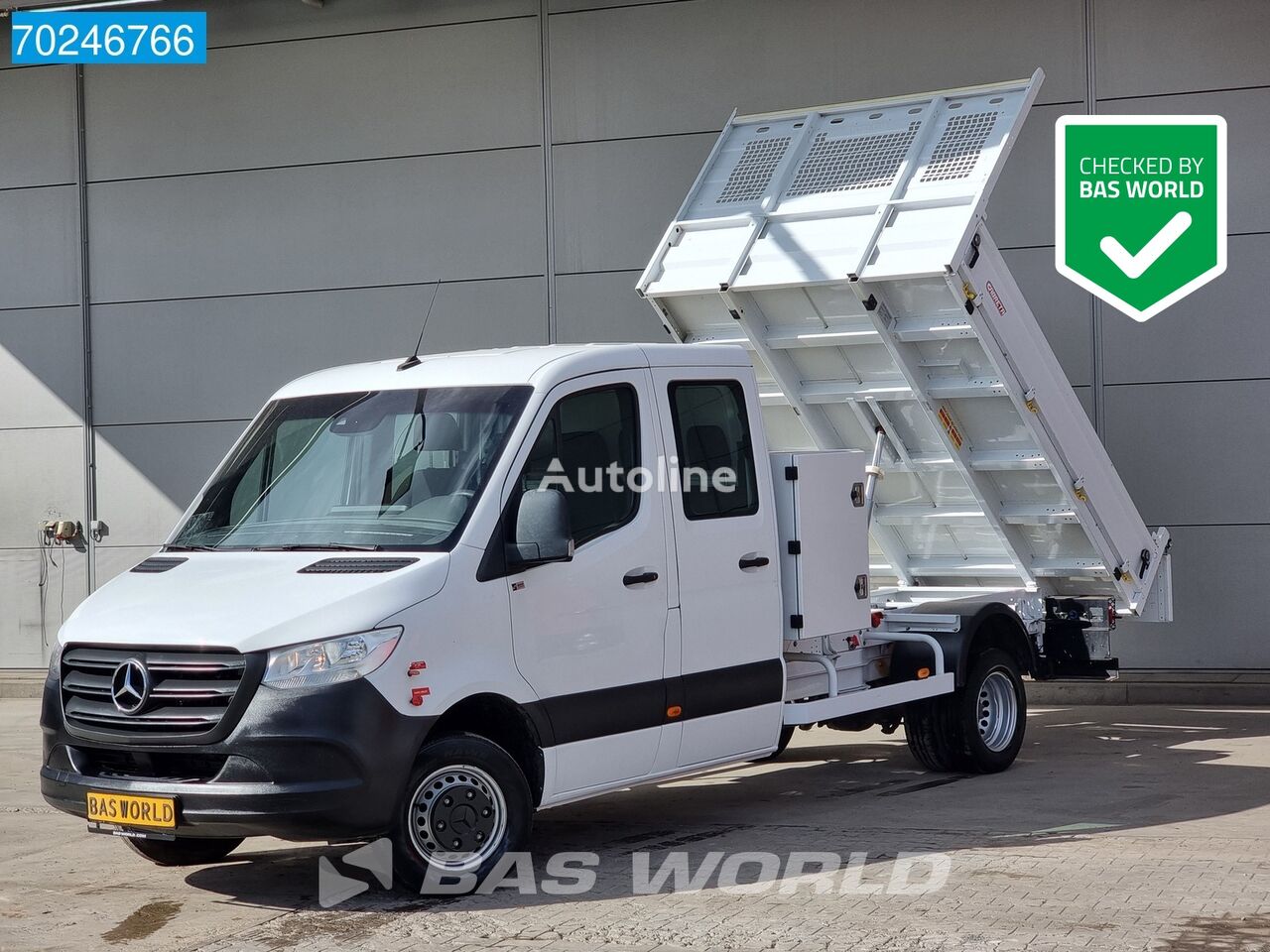 شاحنة قلابة < 3.5طن Mercedes-Benz Sprinter 514 CDI Kipper Dubbel Cabine 3500kg trekhaak Airco Crui