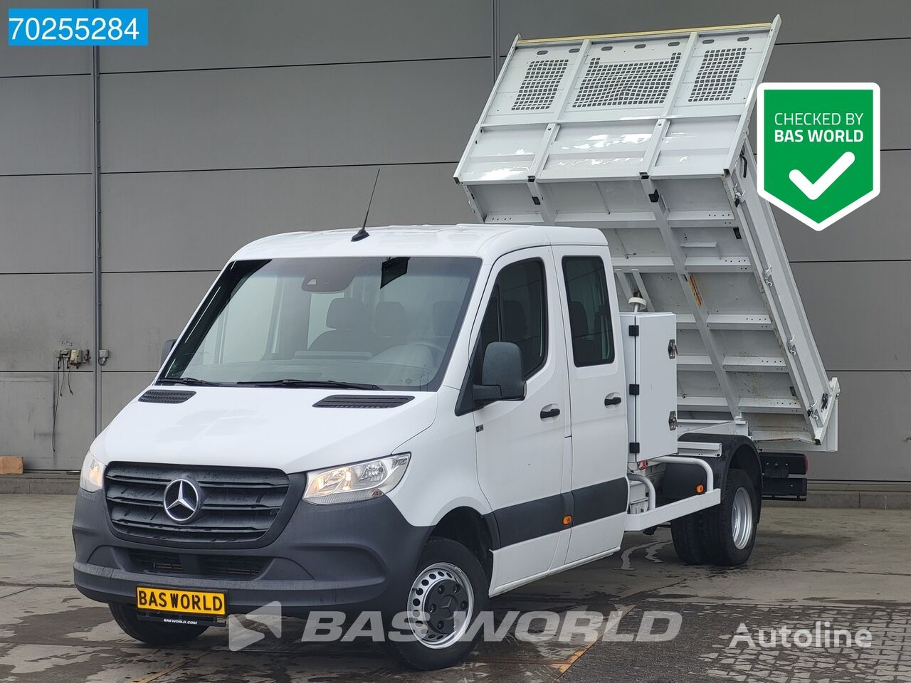 Mercedes-Benz Sprinter 514 CDI Kipper Dubbele Cabine met kist Airco Cruise 350 kipper vrachtwagen < 3.5t