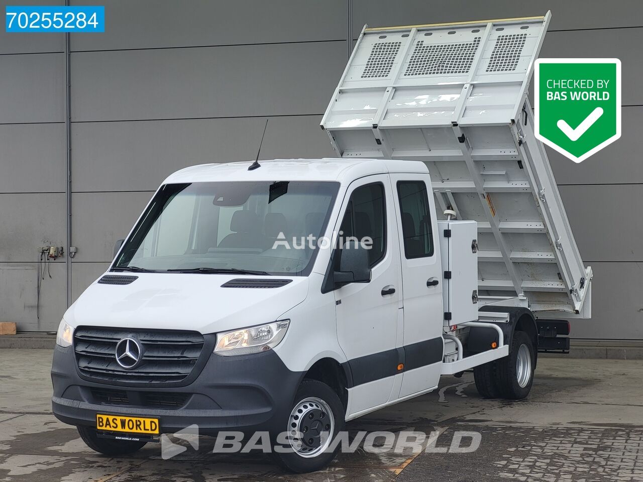 Mercedes-Benz Sprinter 514 CDI Kipper Dubbele Cabine met kist Airco Cruise 350 tippelad lastbil < 3.5t