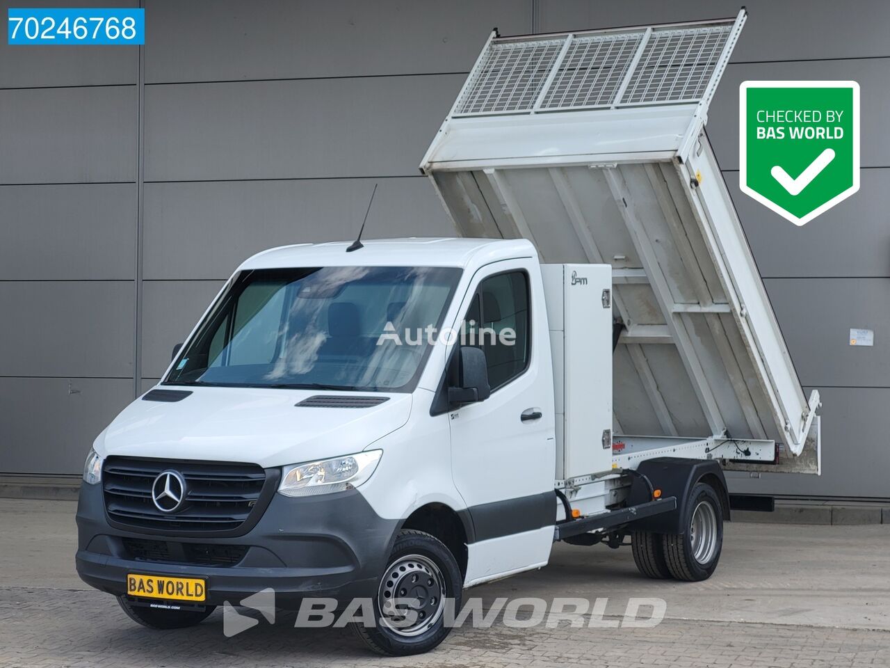 Mercedes-Benz Sprinter 514 CDI Kipper met Kist 3500kg trekhaak Airco Cruise Ti ダンプトラック（3.5t未満）