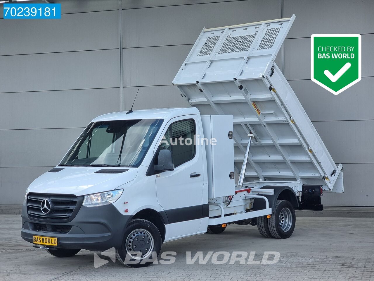 savivartis < 3.5t Mercedes-Benz Sprinter 514 CDI Kipper met kist 3.5T trekhaak Airco Cruise Euro