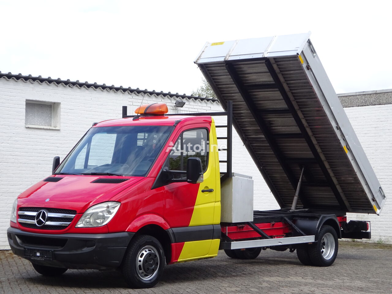 Mercedes-Benz Sprinter 516 Cdi Kipper Hiab Kran Ahk Lkw 3,5t Euro 5 Kipper LKW < 3.5t