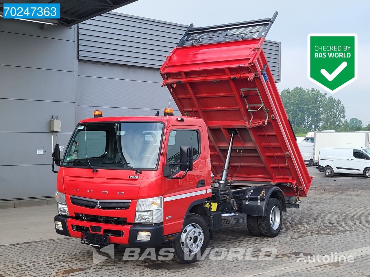 卸货车 < 3.5t Mitsubishi Canter 7C18 3 zijdige Kipper Trekhaak Airco Tipper Benne Kieper