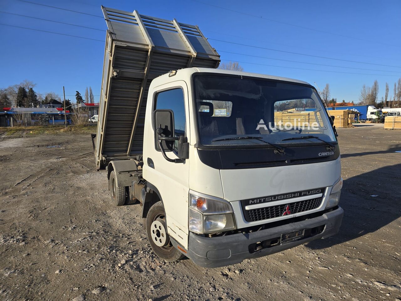 Mitsubishi Canter Fuso 3,0 d - 3 sided Tipper dump truck < 3.5t