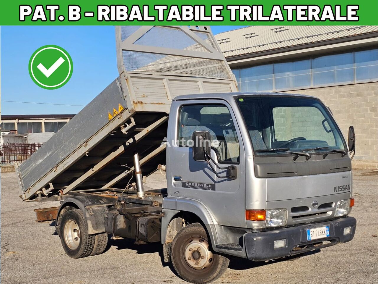 ανατρεπόμενο φορτηγό < 3.5τ Nissan Cabstar 110 Ribaltabile