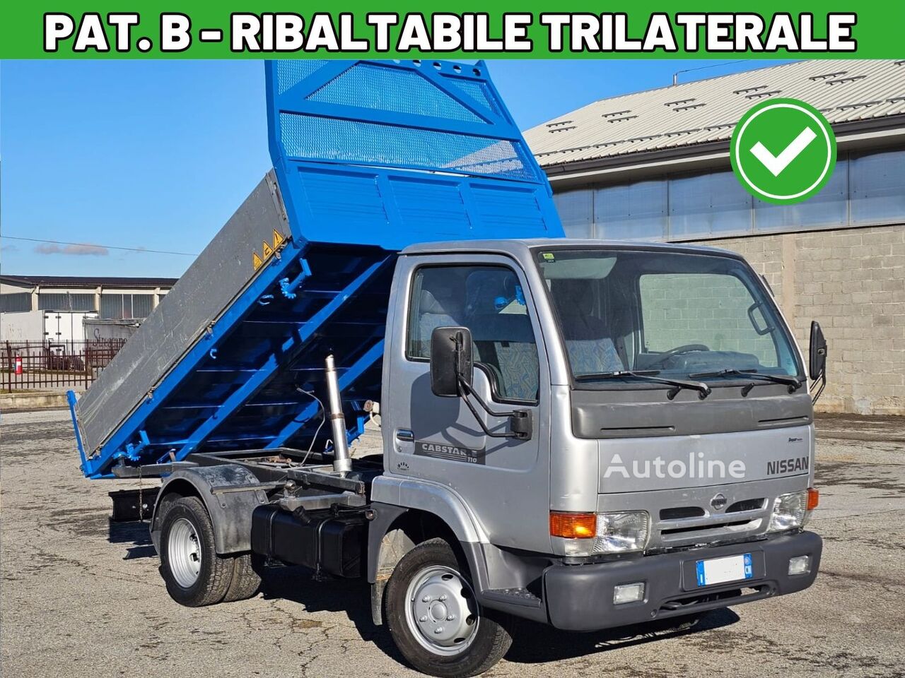 camion-benne < 3.5t Nissan Cabstar 110 Ribaltabile