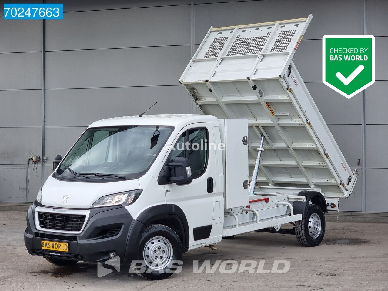 Peugeot Boxer 160PK Euro6 Kipper Tipper Trekhaak Airco Cruise Benne Kiep ダンプトラック（3.5t未満）