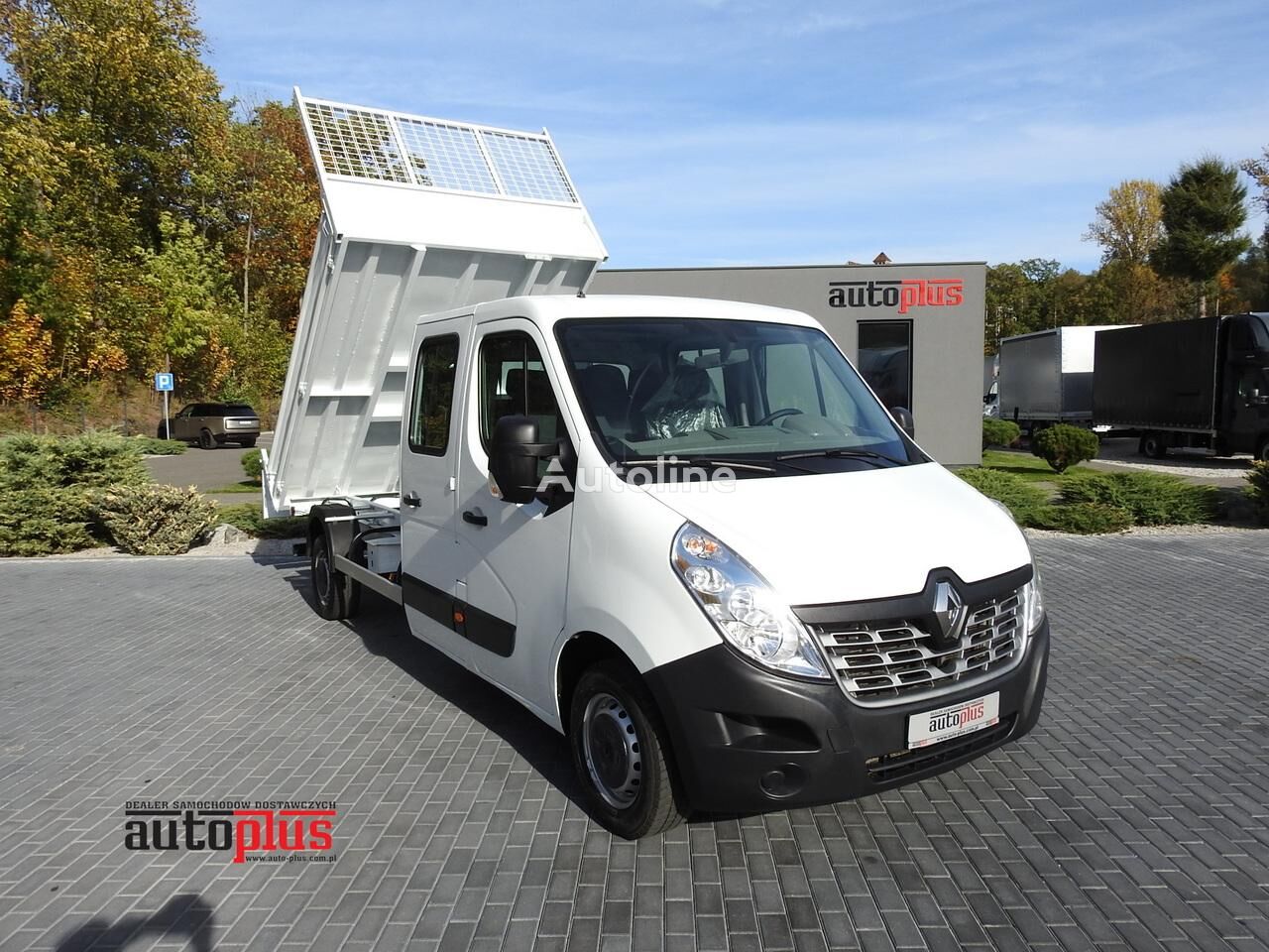 Renault MASTER WYWROTKA PODWÓJNA KABINA DOKA 7 MIEJSC TEMPOMAT KLIMATYZA volquete < 3.5t