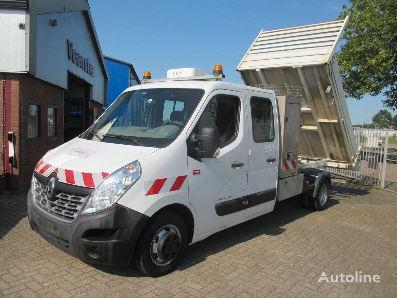 camion-benne < 3.5t Renault Master 2.3DCi 145PS Klima Kipper Netto €14950,=