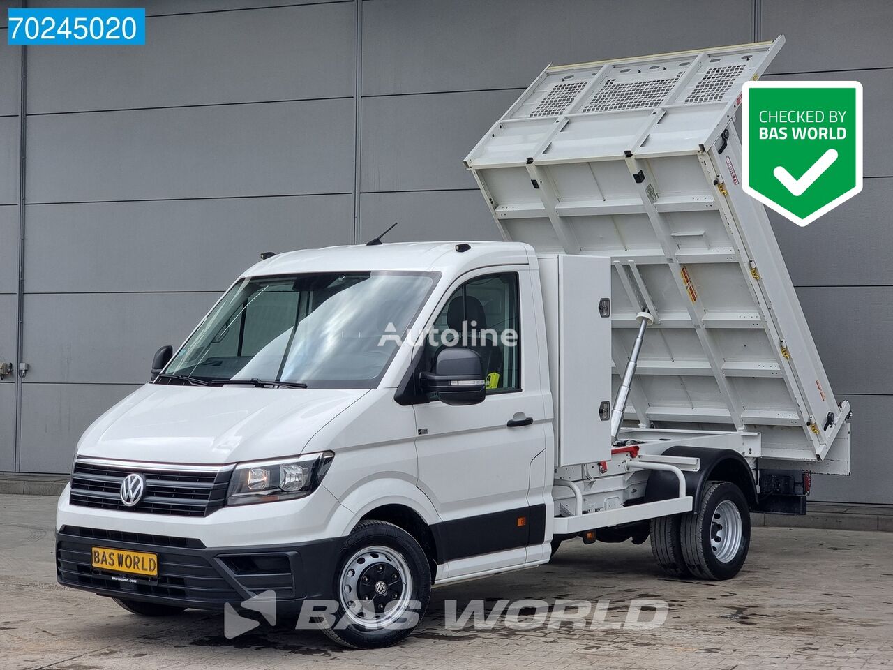 شاحنة قلابة < 3.5طن Volkswagen Crafter 177pk Kipper 3500kg trekhaak Airco Cruise Tipper Benne K