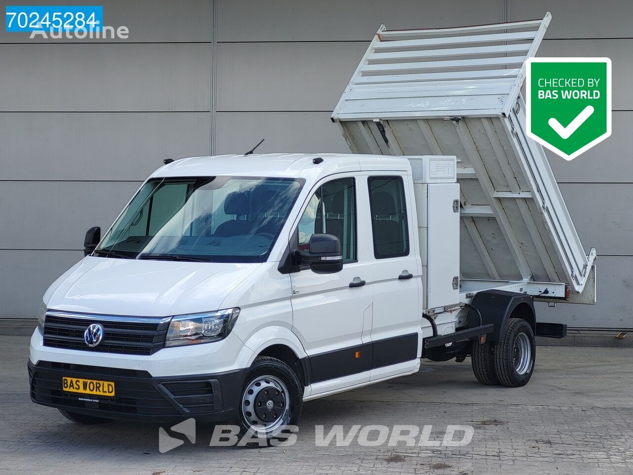 Volkswagen Crafter 177pk Kipper Dubbel Cabine XL laadbak 3500kg trekhaak Ai kamion kiper < 3.5t