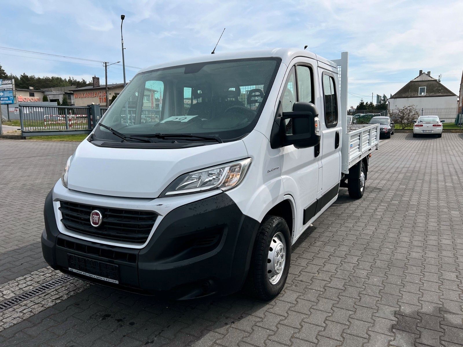 FIAT Ducato Doka 7-sitze camión caja abierta < 3.5t