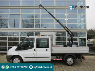 شاحنة مسطحة < 3.5طن Ford Transit 125T300M 2.2 TDCI + HIAB DOKA Dubbelcabine