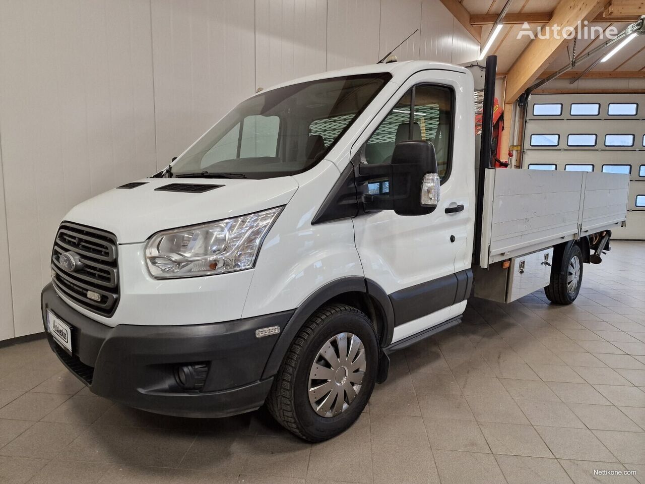 Ford Transit 350 2.0 TDCi 170 Palfinger PC2700 Kran camión caja abierta < 3.5t