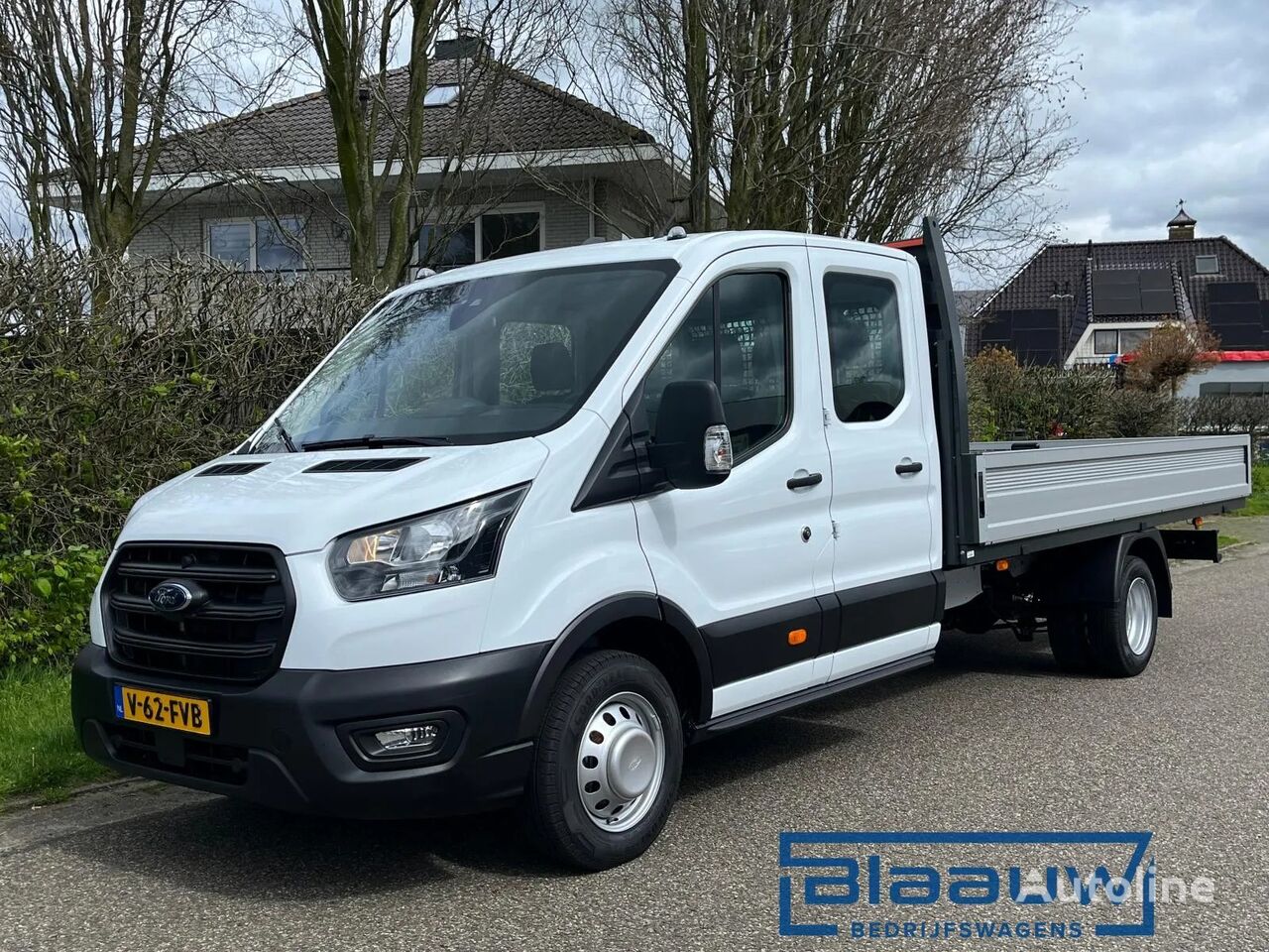 شاحنة مسطحة < 3.5طن Ford Transit L5 170PK DC Open laadbak 3500 KG Trekgewicht