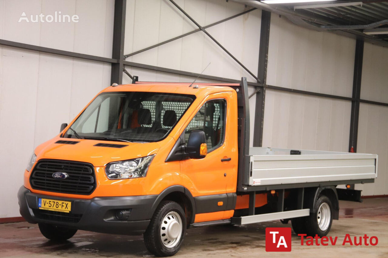 Ford Transit met nieuwe NIEUWE MOTOR OPEN LAADBAK DUBBELLUCHT flatbed truck < 3.5t