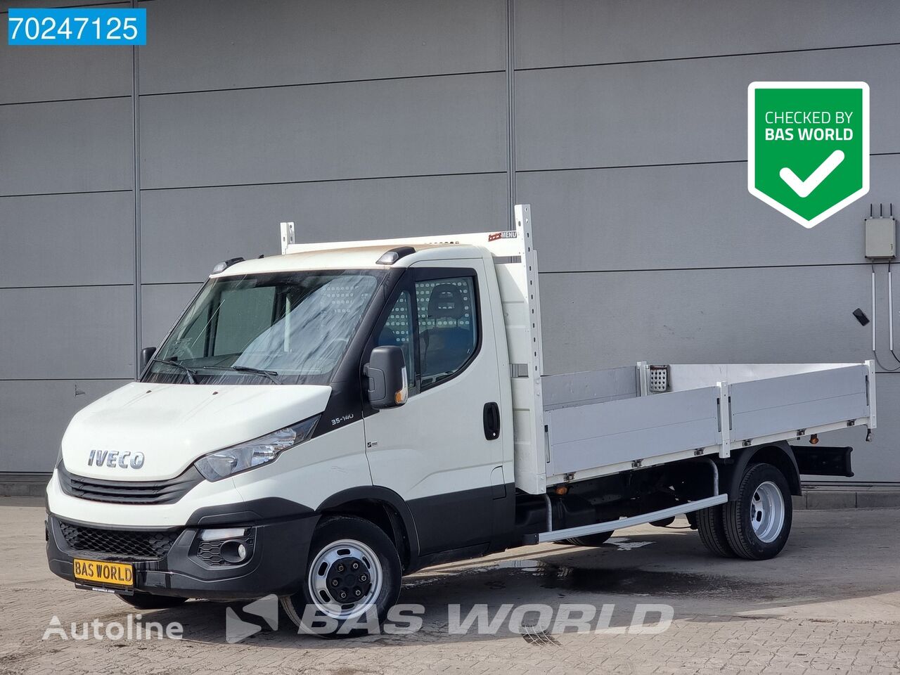 nákladní vozidlo valník < 3.5t IVECO Daily 35C14 Euro6 Open laadbak Pickup Pritsche Cruise control