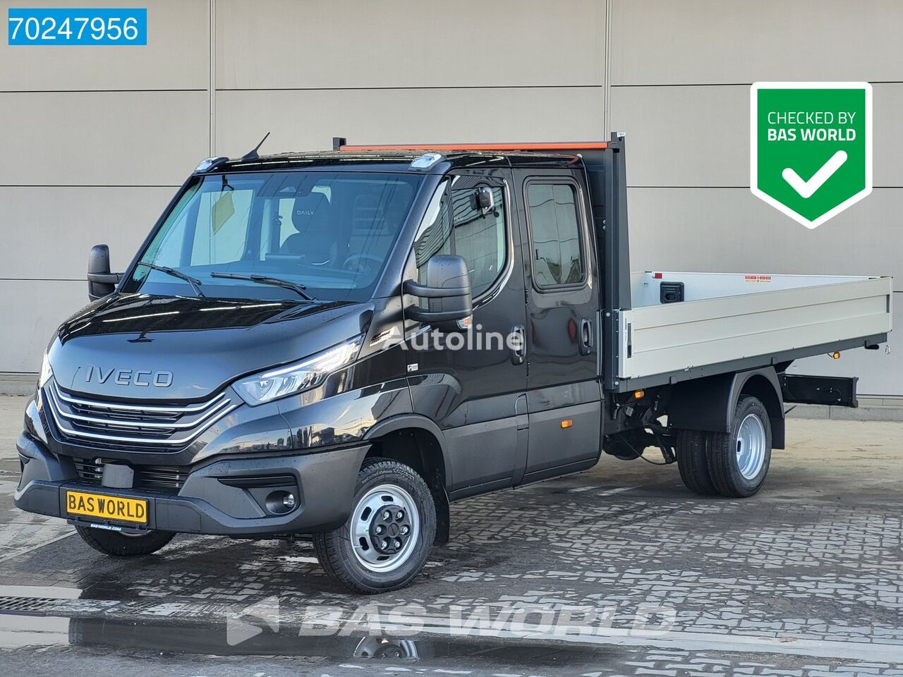 new IVECO Daily 35C18 3.0 180PK Nwe model 2025 Dubbel Cabine Open laadbak  flatbed truck < 3.5t