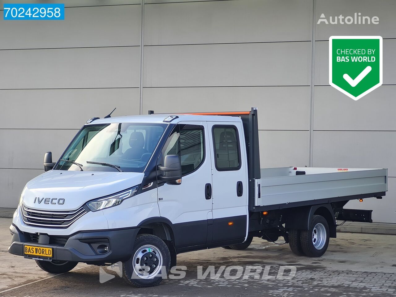 dropside camion < 3.5t IVECO Daily 35C18 3.0 180PK Nwe model 2025 Dubbel Cabine Open laadbak nou