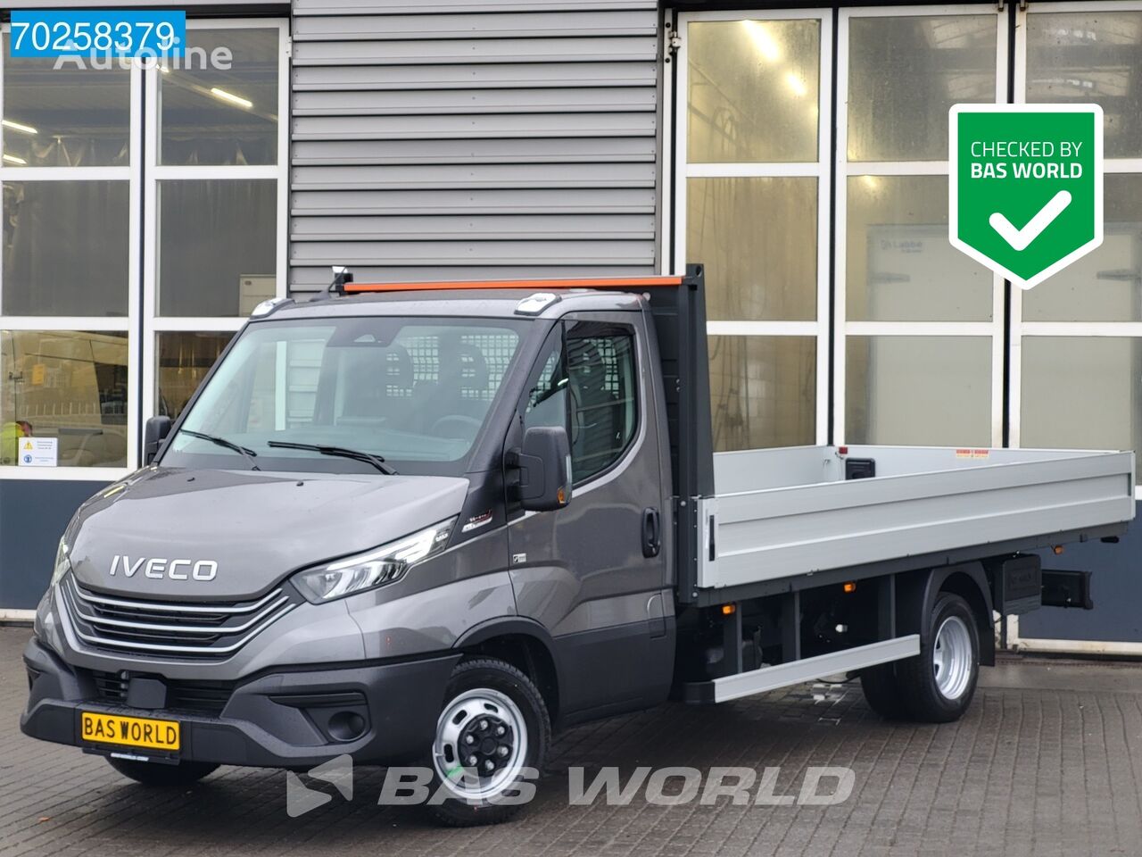 нова бортова вантажiвка < 3.5т IVECO Daily 35C21 3.0 210PK 2025model Open laadbak CarPlay ACC LED 3,5