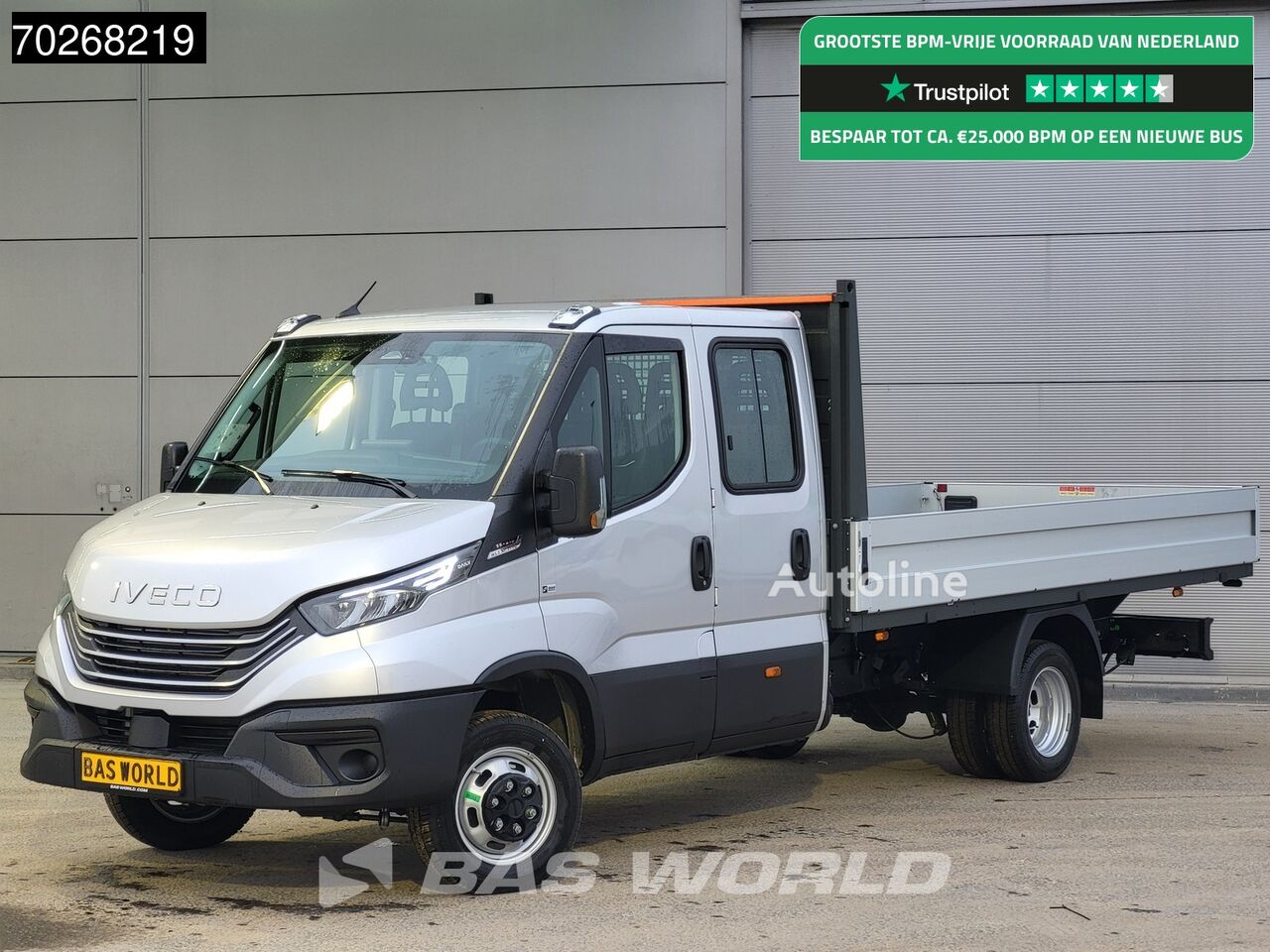 IVECO Daily 35C21 Automaat 2025model Open laadbak Dubbel Cabine CarPla camión caja abierta < 3.5t nuevo