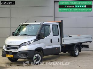 new IVECO Daily 35C21 Automaat 2025model Open laadbak Dubbel Cabine CarPla flatbed truck < 3.5t