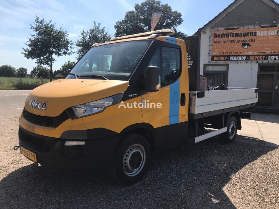 IVECO Daily 35S14N 3.0 CNG Motorschade Pick-Up Open Laadbak platós teherautó < 3.5t