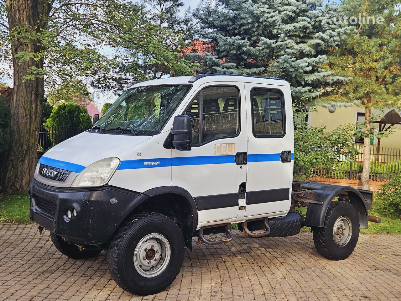 IVECO Daily 35s-17 Doka / Dubel Kabina 4x4 ! 3.0 HPI ! *170 Km !  fladvogn lastbil < 3.5t