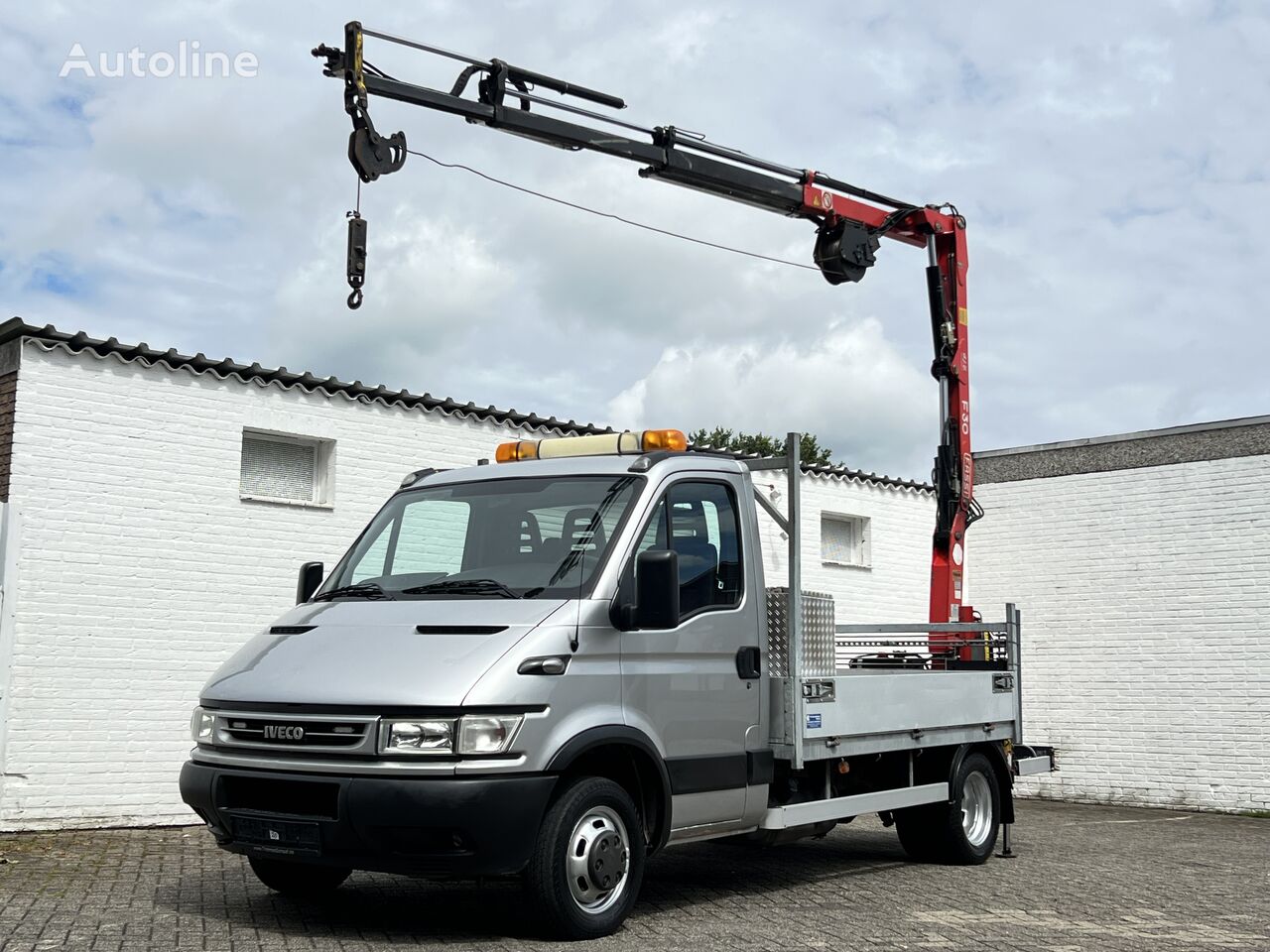 IVECO Daily 40/35C14 Hpi Pritsche + Fasi Kran 690 cm Ahk Lkw 3,5t Euro 平ベッドトラック（3.5t未満）