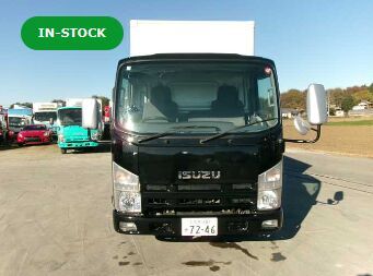 Isuzu ELF camión caja abierta < 3.5t