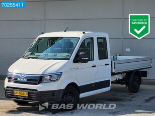 новый бортовой грузовик < 3.5т MAN TGE 3.140 Automaat Open laadbak 2.5t trekhaak Dubbel Cabine Airc