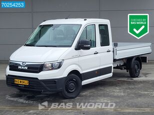 new MAN TGE 3.140 Automaat Open laadbak Trekhaak Dubbele Cabine Airco Cr flatbed truck < 3.5t