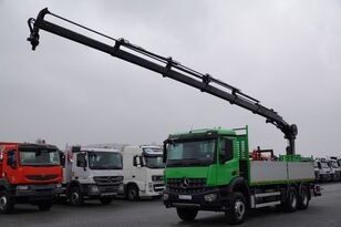 бортова вантажiвка < 3.5т Mercedes-Benz AROCS 2636 / 6x4 / SKRZYNIOWY- 6,5 M / + HDS HIAB 192 E-5 wysów: