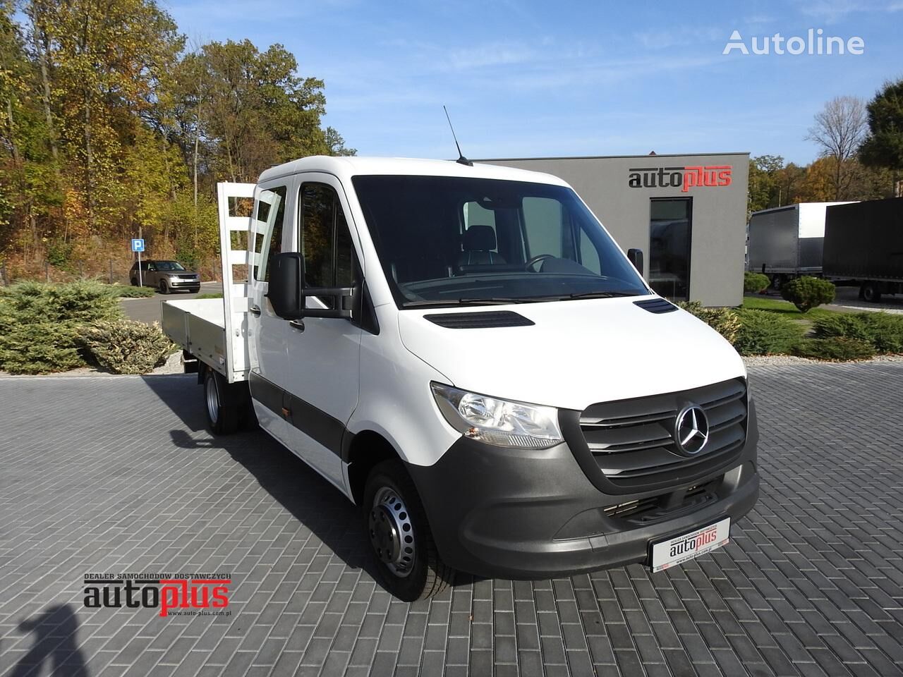 Mercedes-Benz SPRINTER SKRZYNIA PODWÓJNA KABINA DOKA 6 MIEJSC TEMPOMAT KLIMATY camión caja abierta < 3.5t