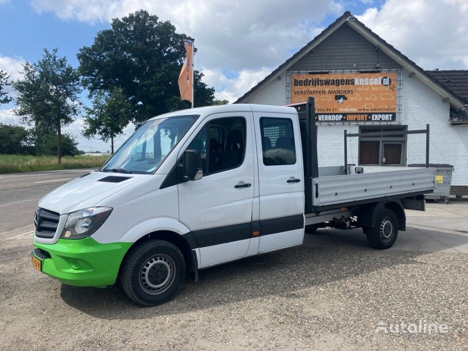 شاحنة مسطحة < 3.5طن Mercedes-Benz Sprinter 313 CDI Euro 5 DC 7-Pers L3H1 Pick-Up Open Laadbak Airc